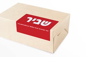 מדבקות מרובעות בגלילים